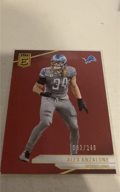 2024 Panini Donruss Elite Maroon #34 Alex Anzalone — front