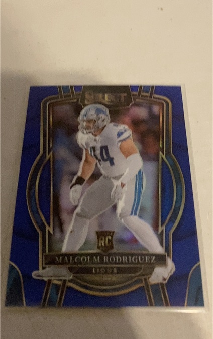 2022 Panini Select Club Level #268 Malcolm Rodriguez — front