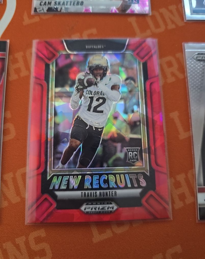 2025 Panini Prizm Draft Picks #5 Travis Hunter New Recruits — front