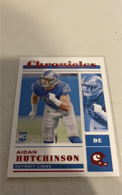 2022 Panini Chronicles #47 Aidan Hutchinson — front