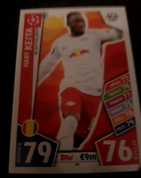 2017-18 Topps UEFA Champions League Match Attax #82 Naby Keita — front