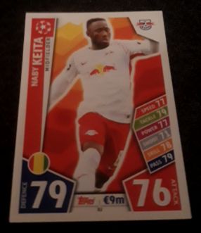 2017-18 Topps UEFA Champions League Match Attax #86 Naby Keita — front