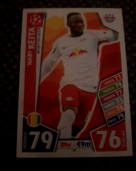 2017-18 Topps UEFA Champions Match Attax #82 Naby Keita — front