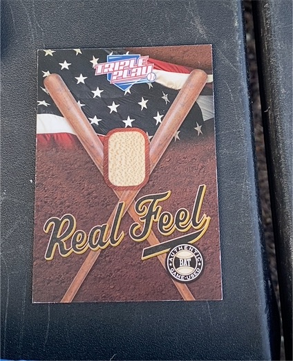 2013 Panini Triple Play Real Feel #1 Game Bat — front