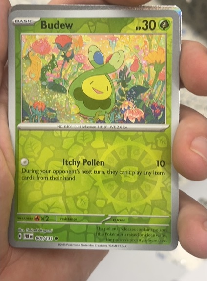 2016 Pokémon Prismatic Evolutions #004 Budew — front