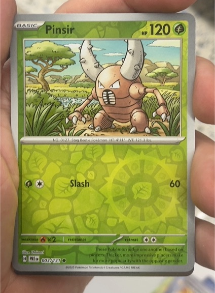 2025 Pokémon SV: Prismatic Evolutions #003 Pinsir — front