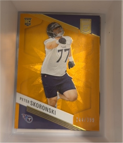 2023 Panini Donruss Elite #175 Peter Skoronski — front
