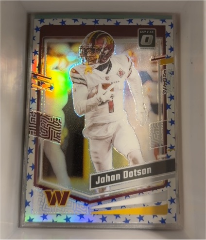 2023 Donruss Optic #196 Jahan Dotson — front