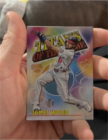 2026 Topps Series 1 Titans of the Game #TOG-15 James Wood — front