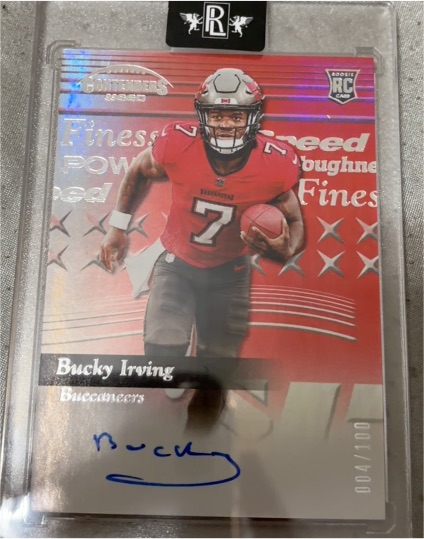 2024 Panini Contenders Red #CS-BIG Bucky Irving — front