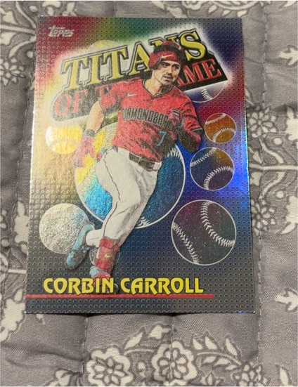 2026 Topps Series 1 Titans Of The Game #TOG-6 Corbin Carroll — front