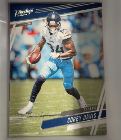2020 Panini Prestige #191 Corey Davis Tennessee Titans — front