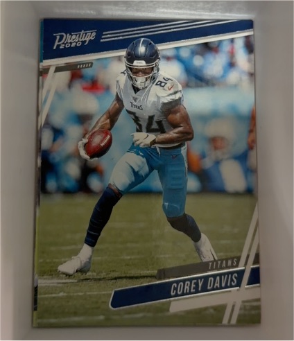 2020 Panini Prestige #191 Corey Davis — front