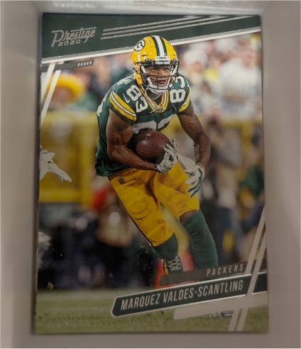 2020 Panini Prestige #123 Marquez Valdes-Scantling — front