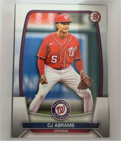 2023 Bowman #98 CJ Abrams — front