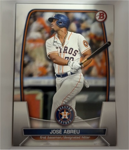 2023 Bowman #67 José Abreu Houston Astros — front