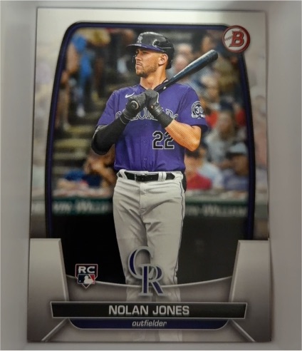 2023 Bowman #74 Nolan Jones — front