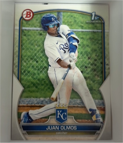 2023 Bowman Prospects #BP-136 Juan Olmos — front