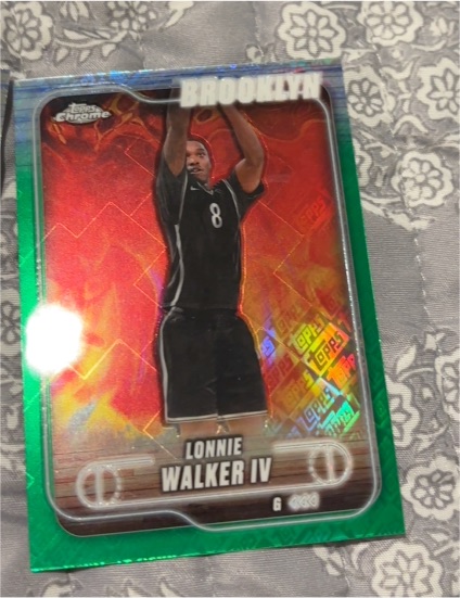 2024-25 Topps Chrome #180 Lonnie Walker IV — front
