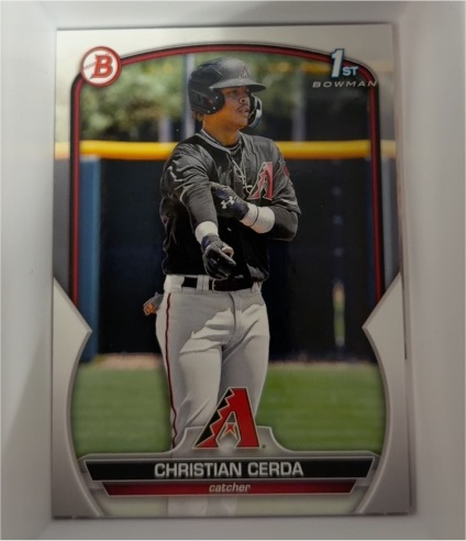 2023 Bowman Paper Base #BP-56 Christian Cerda — front