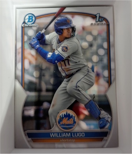 2023 Bowman Chrome Prospects #BCP-141 William Lugo — front