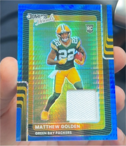 2025 Donruss Optic #DTBH-MGN Matthew Golden — front