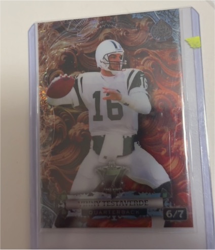 2024 Wild Card 7 Card Stud P7CFC-VT Vinny Testaverde — front
