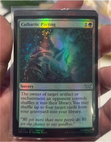 2021 Magic: The Gathering Innistrad: Midnight Hunt #U 017 Cathartic Parting — front