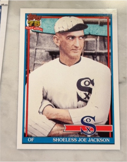 2026 Topps Series 1 #T91-27 Shoeless Joe Jackson — front