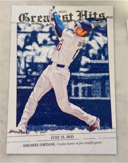 2026 Topps Series 1 Greatest Hits #GH-17 Shohei Ohtani — front