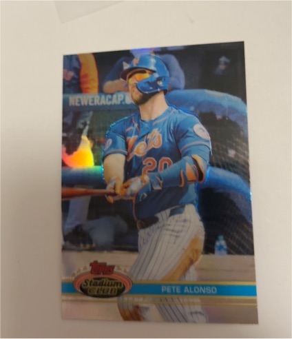 2021 Topps Stadium Club #281 Pete Alonso — front
