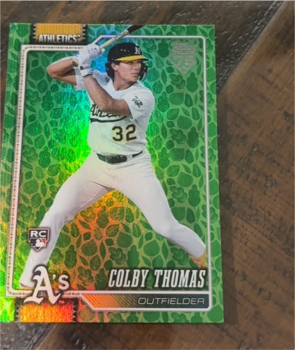 2026 Topps Series 1 #213 Colby Thomas — front