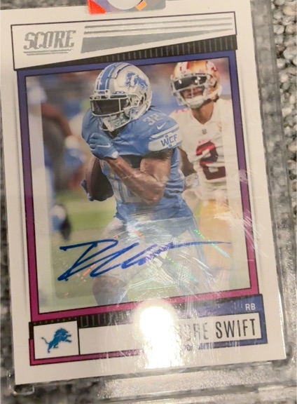 2022 Panini Score #88 D'Andre Swift — front