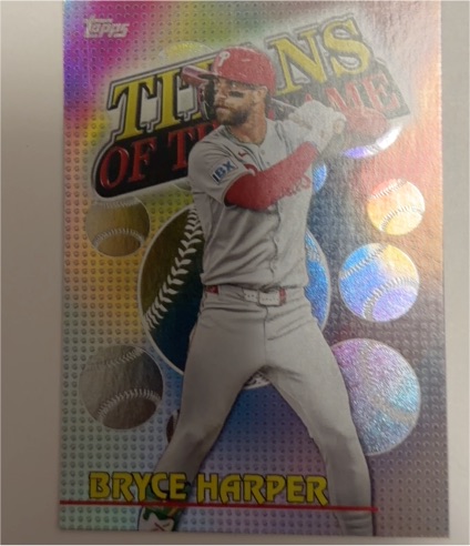 2026 Topps Series 1 #TOG-18 Bryce Harper Titans of the Game — front