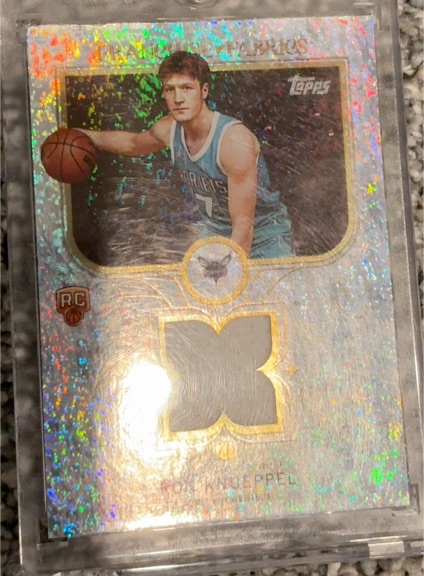 2025-26 Topps Franchise Fabrics #FF-KK Kon Knueppel — front