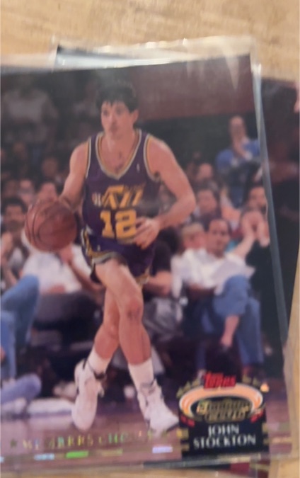 1992-93 Topps Stadium Club #200 John Stockton — front