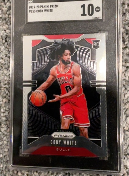 2019-20 Panini Prizm #253 Coby White — front