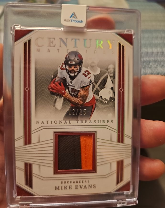 2023 Panini National Treasures Century Materials #13 Mike Evans — front