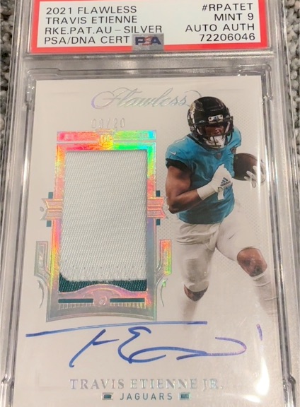 2021 Panini Flawless #RPAET Travis Etienne Jr. — front