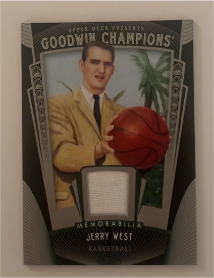 2015 Upper Deck Goodwin Champions #M-WE Jerry West — front