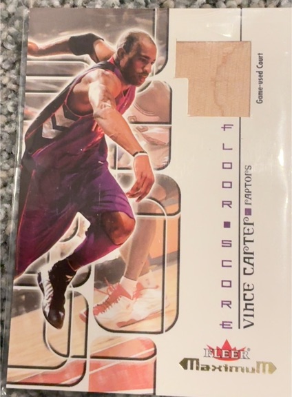 2001-02 Fleer Maximum Floor Score #10FS Vince Carter — front