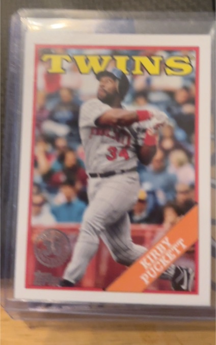 1988 Topps #337 Kirby Puckett — front
