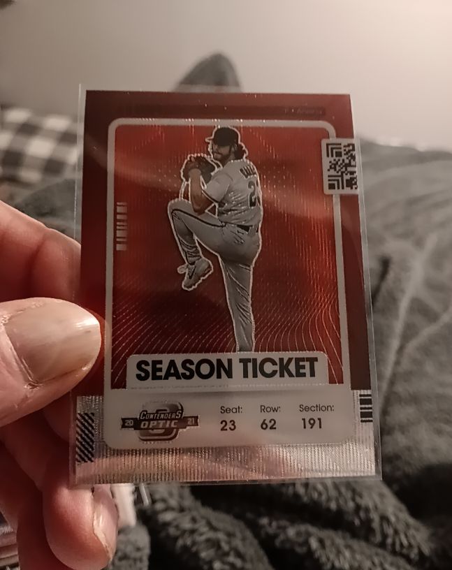 2021 Panini Contenders Optic Season Ticket #61 Max Scherzer — front