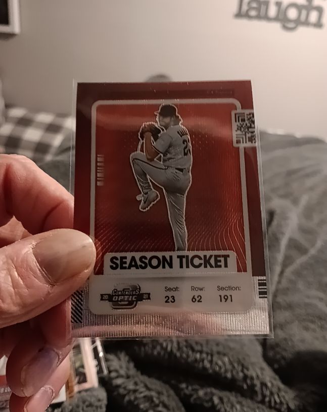 2021 Panini Contenders Optic Season Ticket Red Wave #79 Carlos Rodon — front