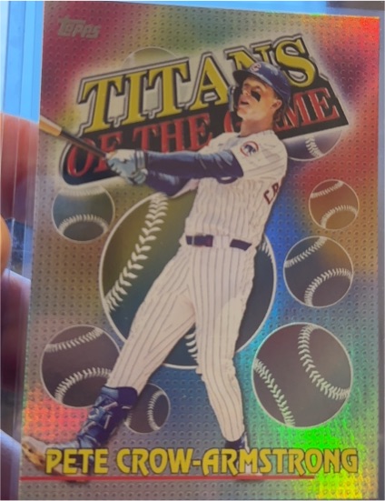 2026 Topps Series 1 #TOG-13 Pete Crow-Armstrong Titans Of The Game — front