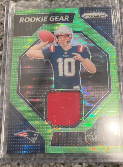 2024 Panini Prizm Rookie Gear #RG-DME Drake Maye — front