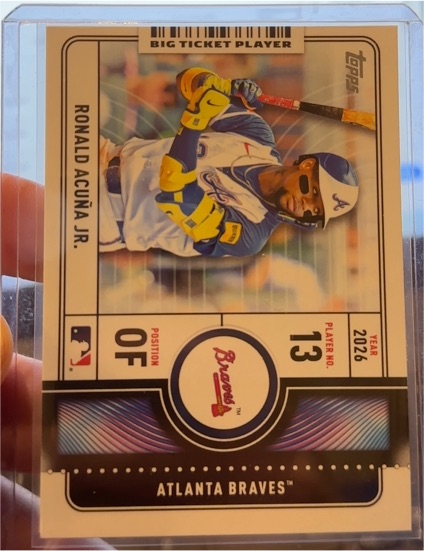 2026 Topps Series 1 #BTP-7 Ronald Acuña Jr. — front
