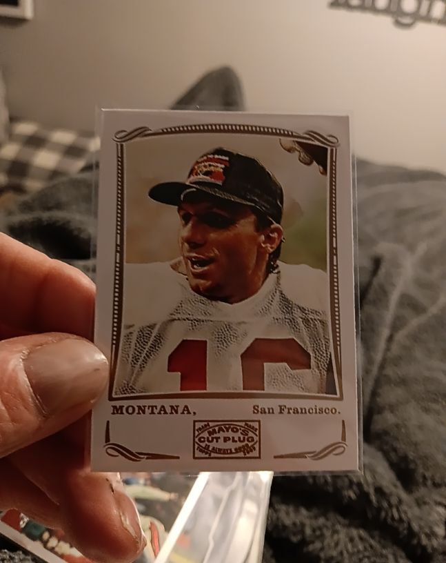 2009 Topps Mayo #125 Joe Montana — front