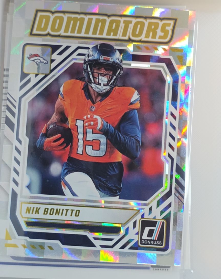 2025 Panini Donruss Dominators #DOM-NBO Nik Bonitto — front