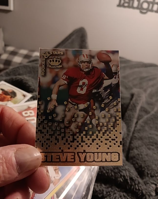 1995 Pacific Triple Folders Rookies & Stars #RS-30 Steve Young — front